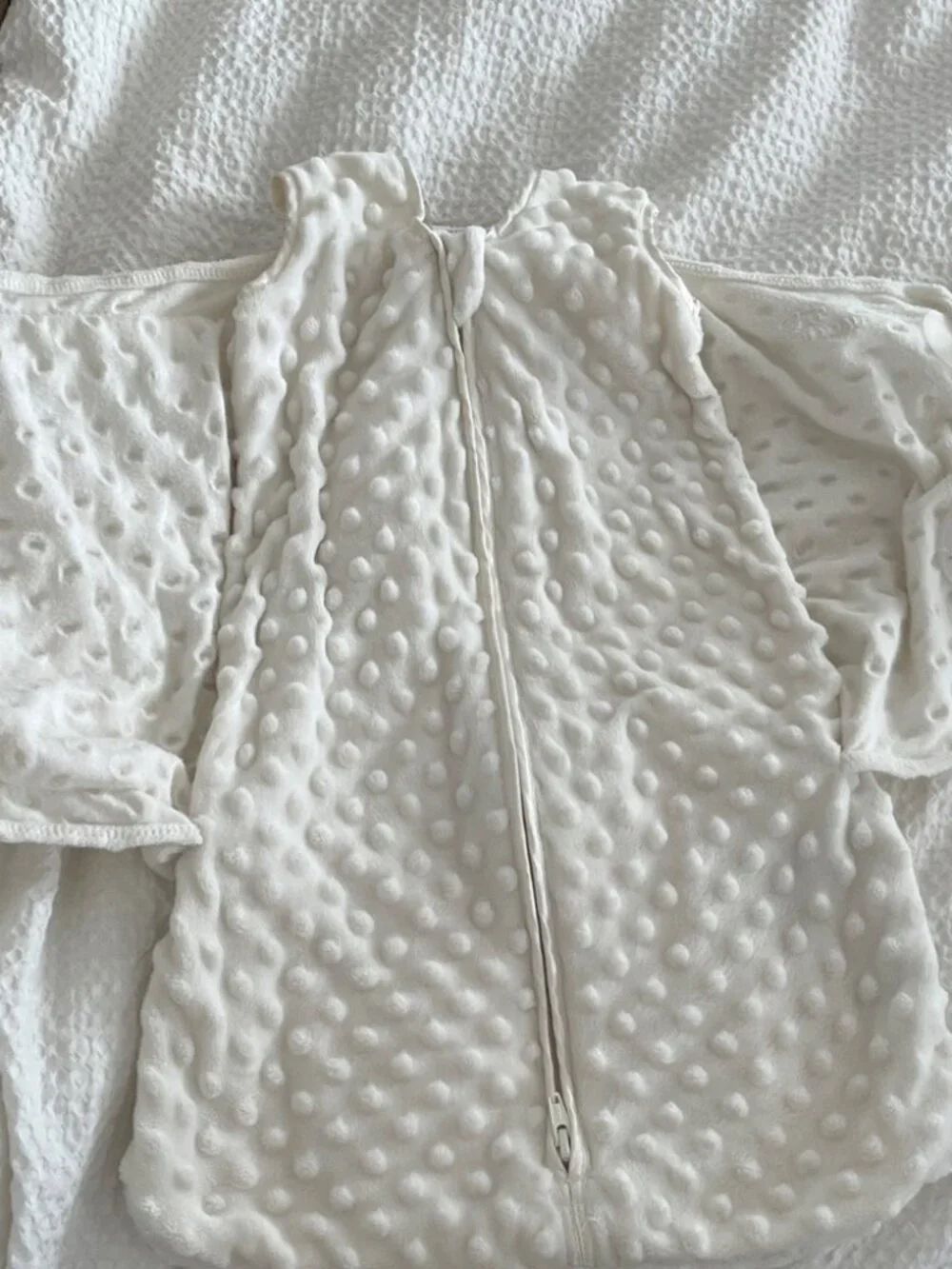 HALO SleepSack Swaddle Cream Plush Microfleece Newborn 0-3 Months Wearable Blank